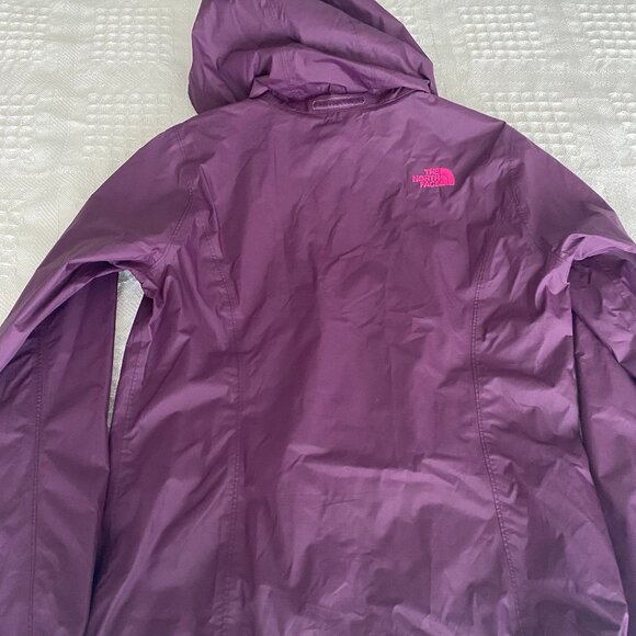 THE NORTH FACE WOMEN'S JACKET HYVENT BURGUNDY COLOUR SIZE S PERFECT CONDITION - Picture 3 of 6